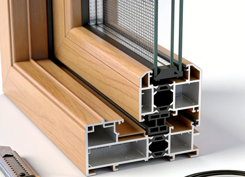 ABS ونڈو اینڈ ڈور پروفائل اخراج مشین