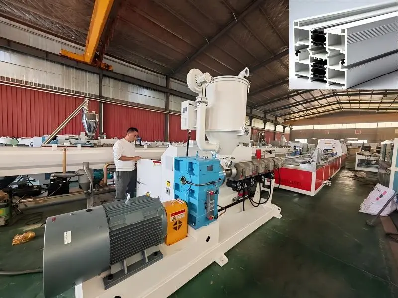 ABS ونڈو ڈور پروفائل مشین