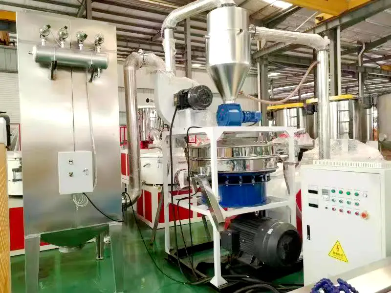 پیویسی کرشنگ اور پیسنے والی مشین